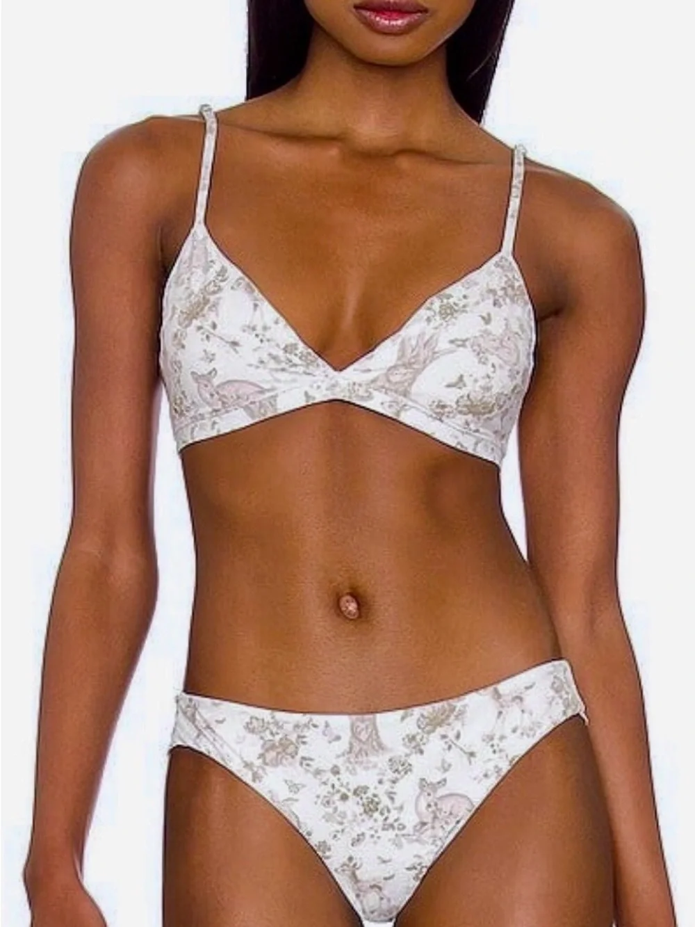 Frankie’s bikinis x Gigi HADID Fawn toile bikini set
